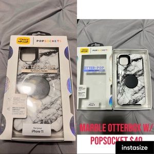 iPhone 11 Otterbox w/ Popsocket Case